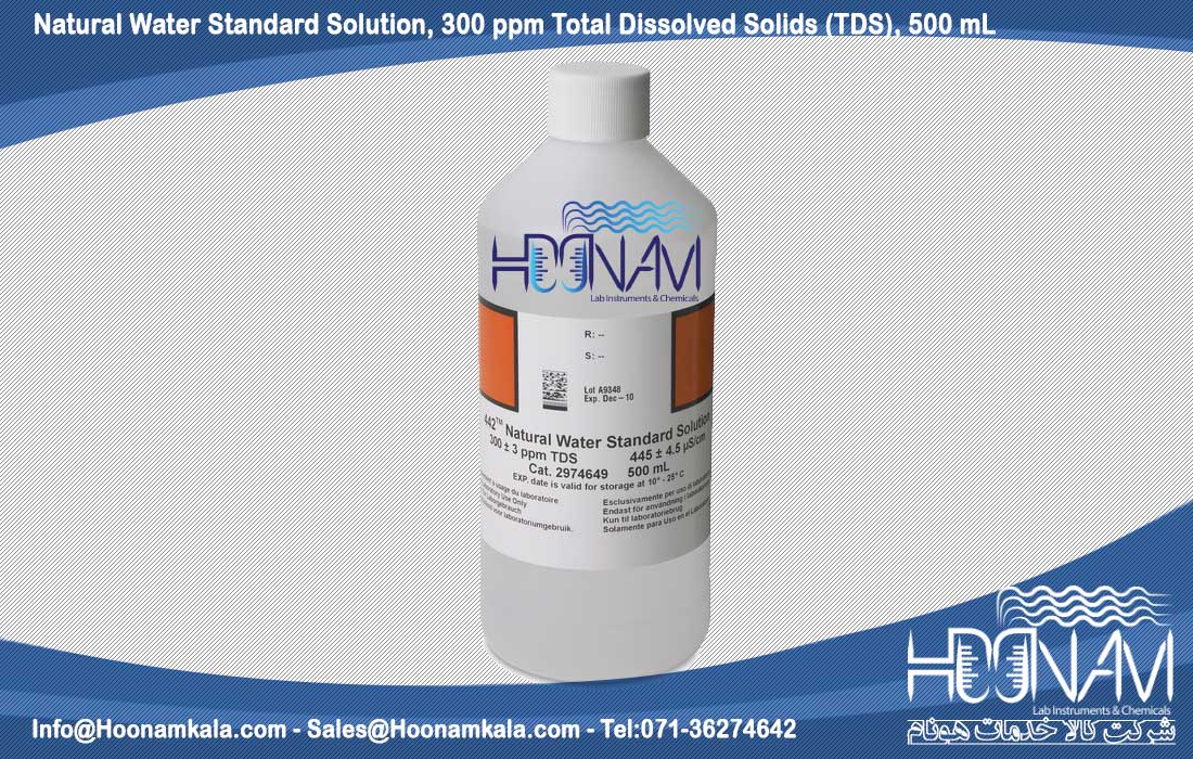 محلول استاندارد TDS آب طبیعی 300 ppm  کد 2974649